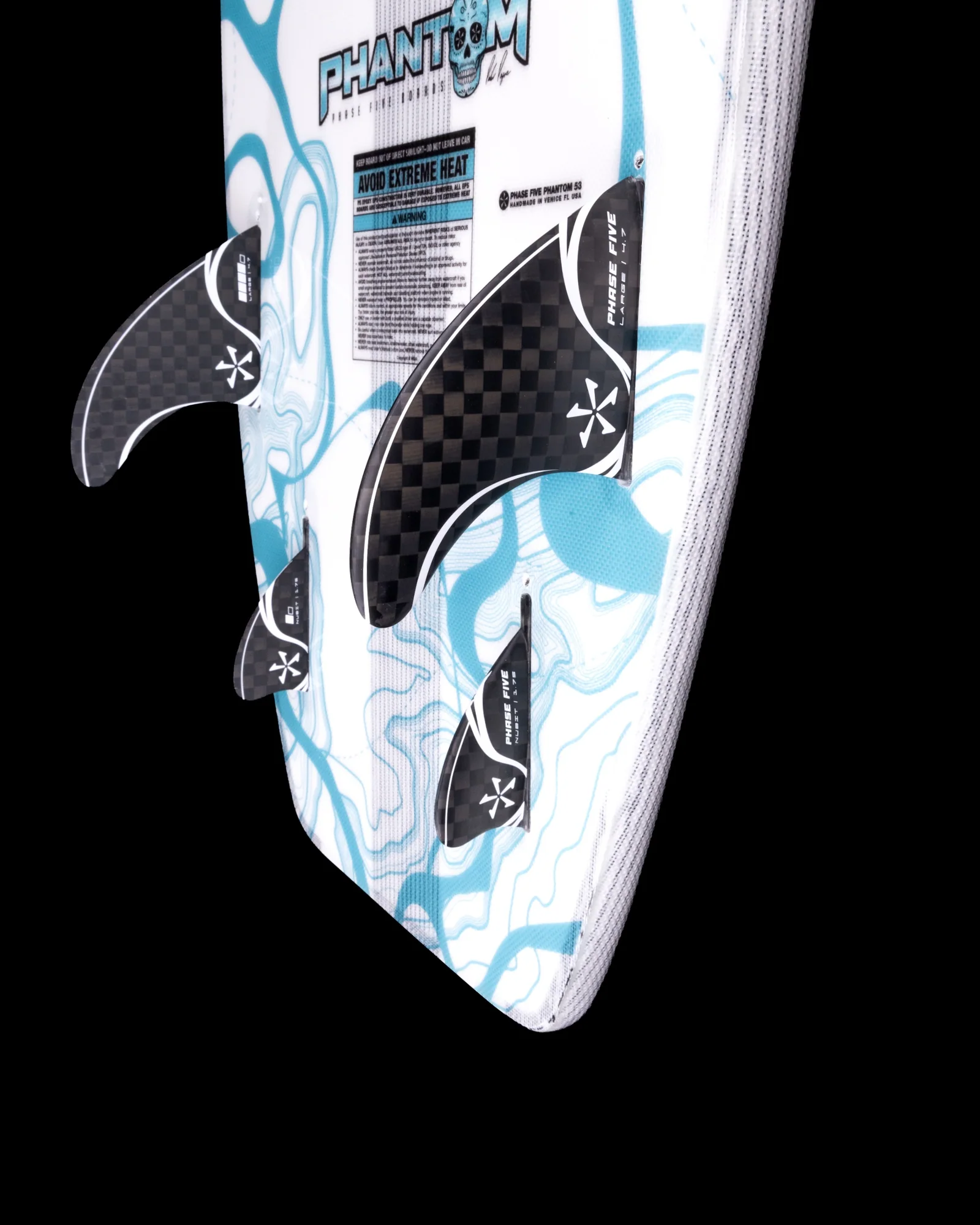 Tabla de wakesurf Phase Five Phantom Fins