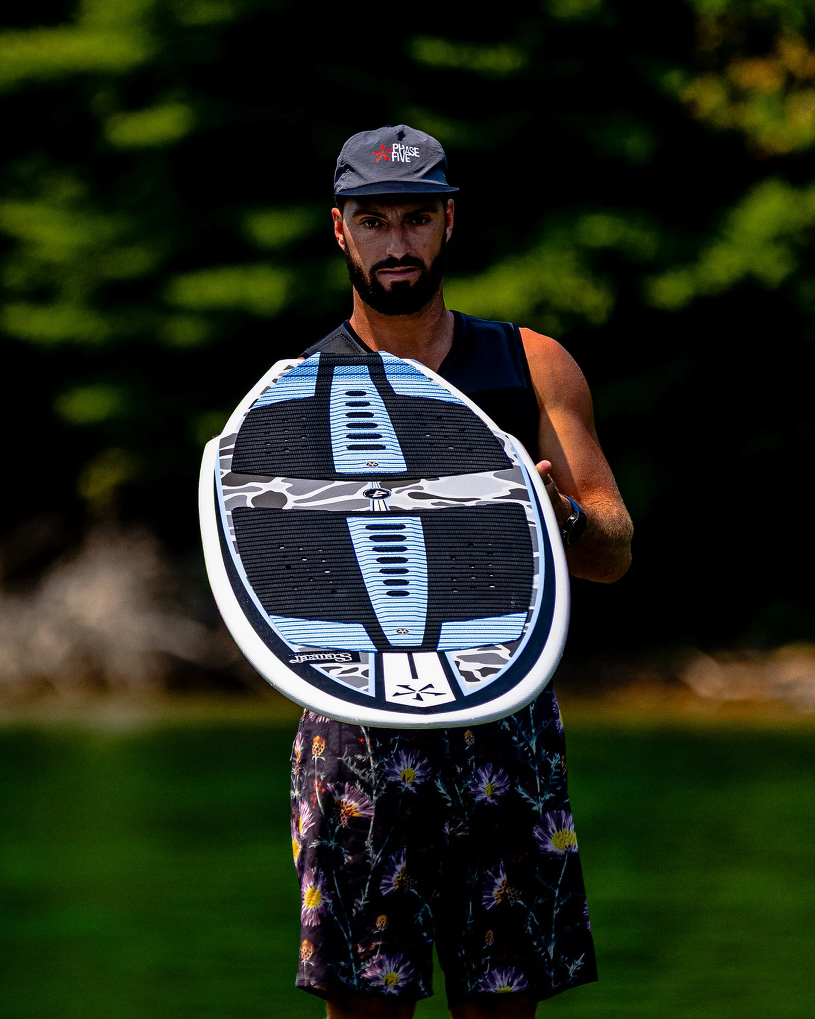 Tabla de wakesurf - estilo surf - Phase Five Sensei - vista superior