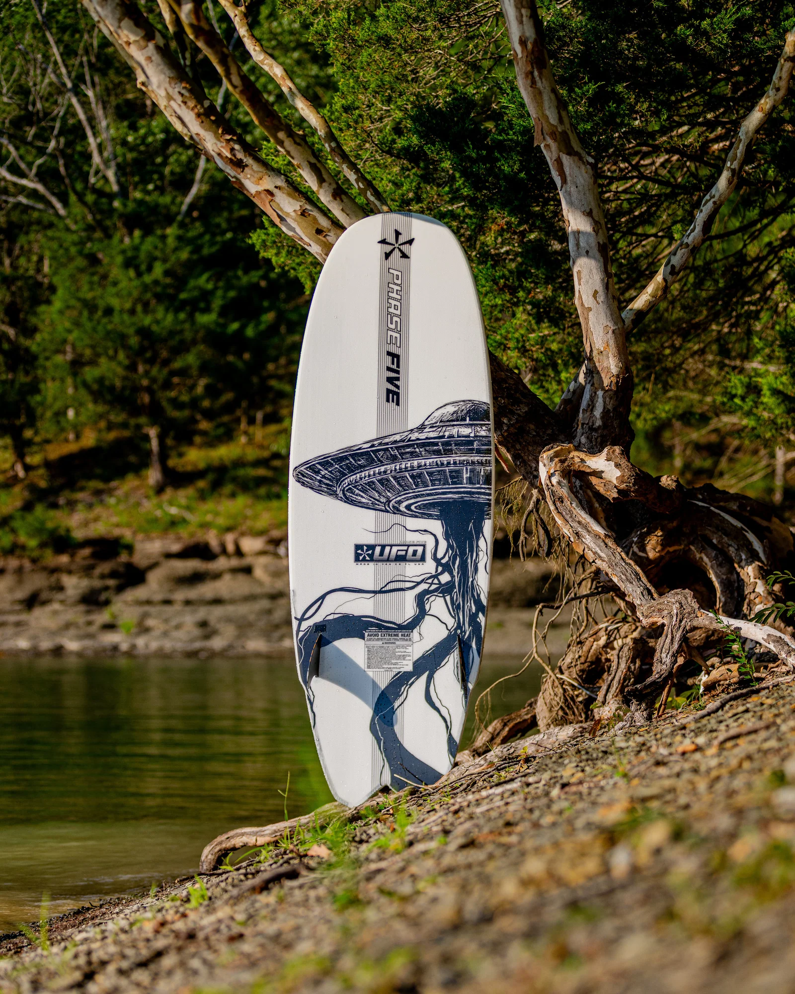 Tabla de wakesurf Phase Five UFO de 2027 pulgadas