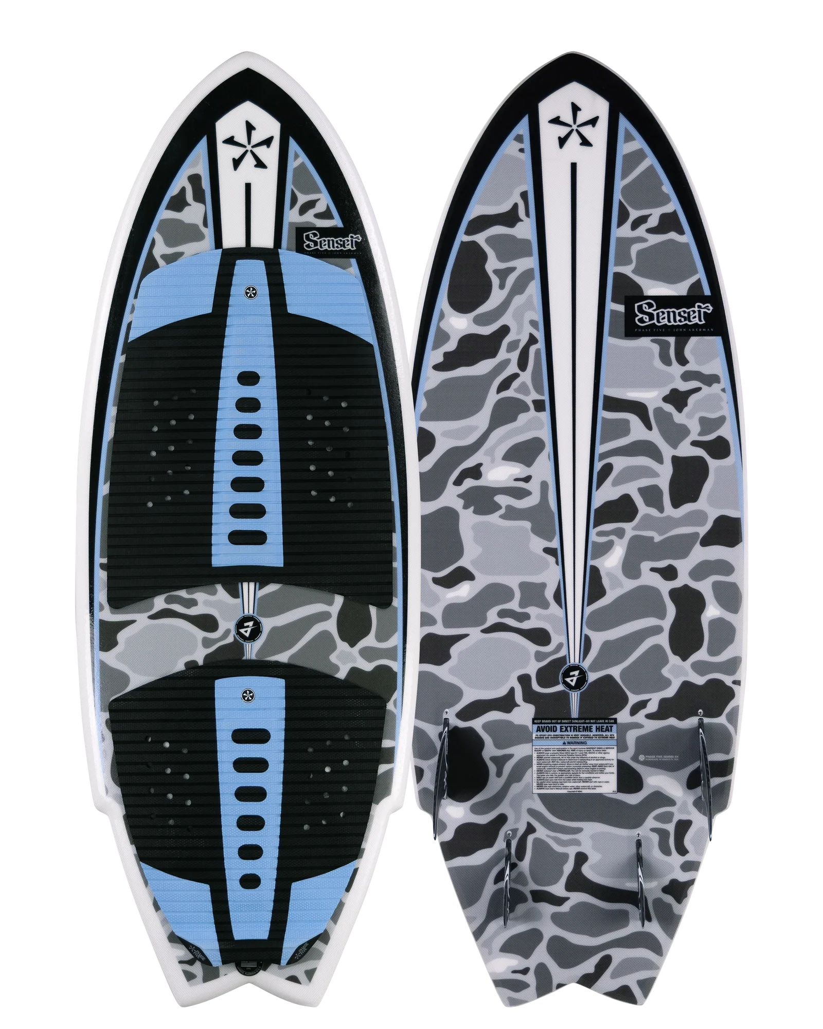 Tabla de wakesurf - estilo surf - Phase Five Sensei