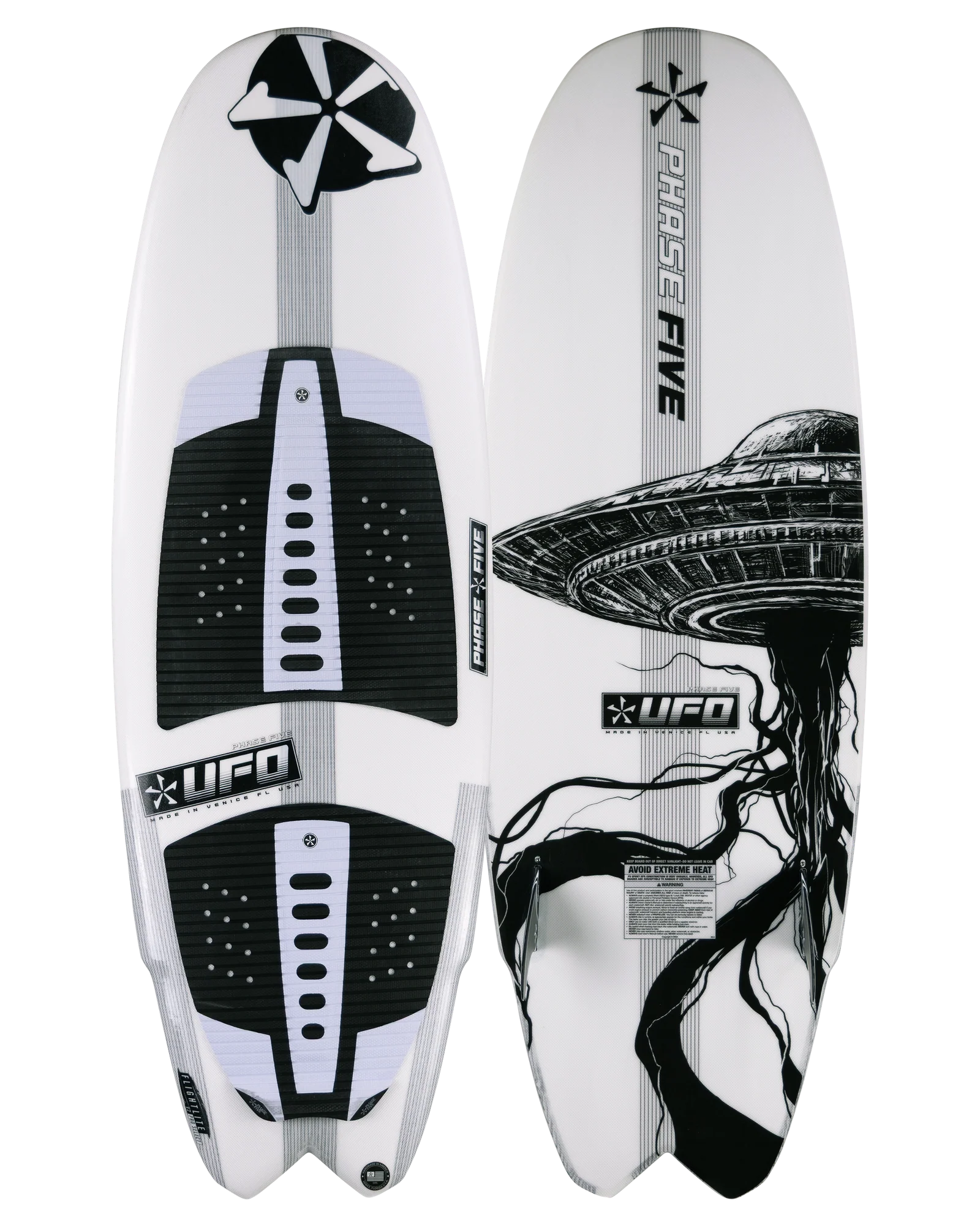 Tabla de wakesurf Phase Five UFO de 2027 pulgadas