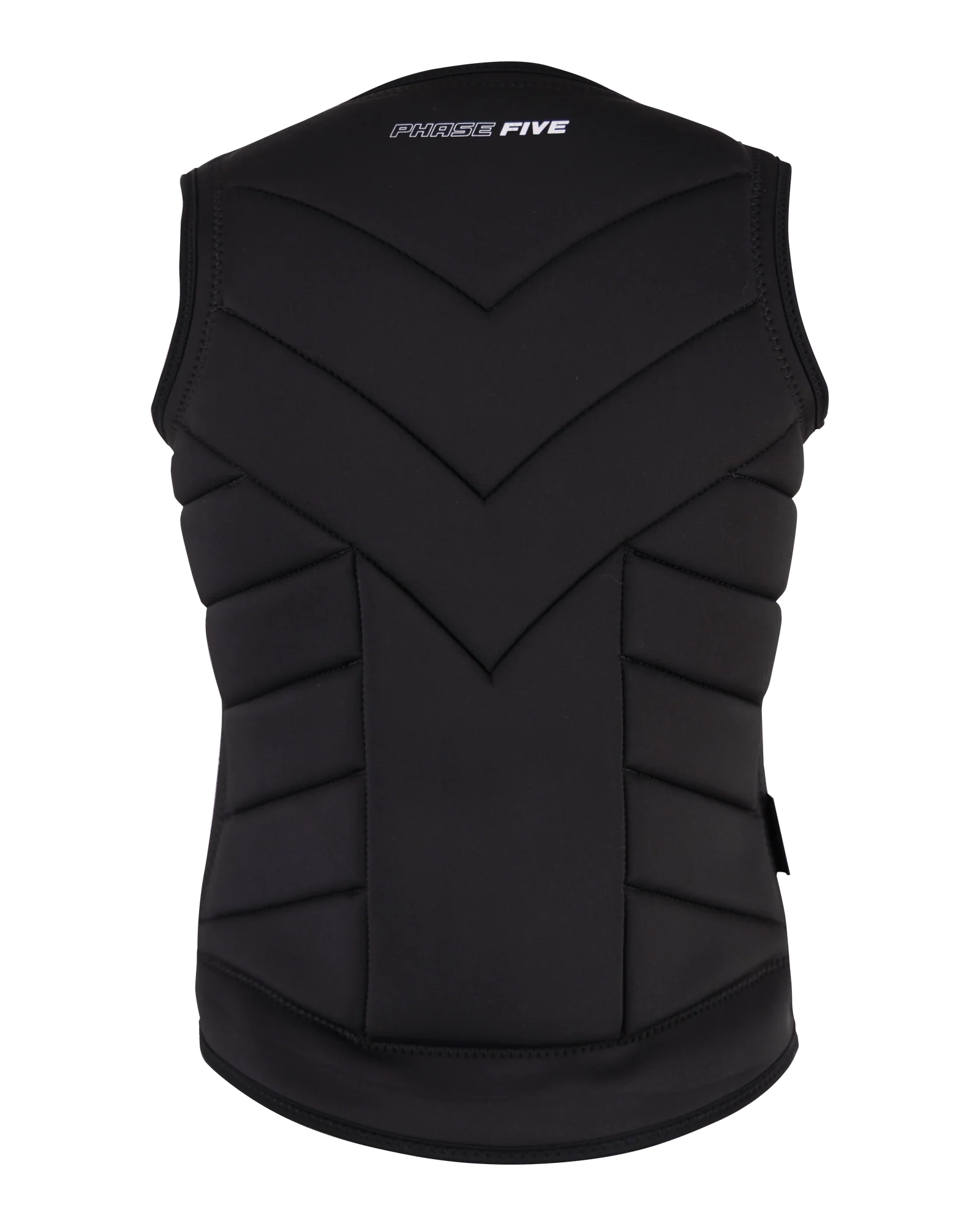 Chaleco negro profesional para mujer PHASE FIVE (espalda)