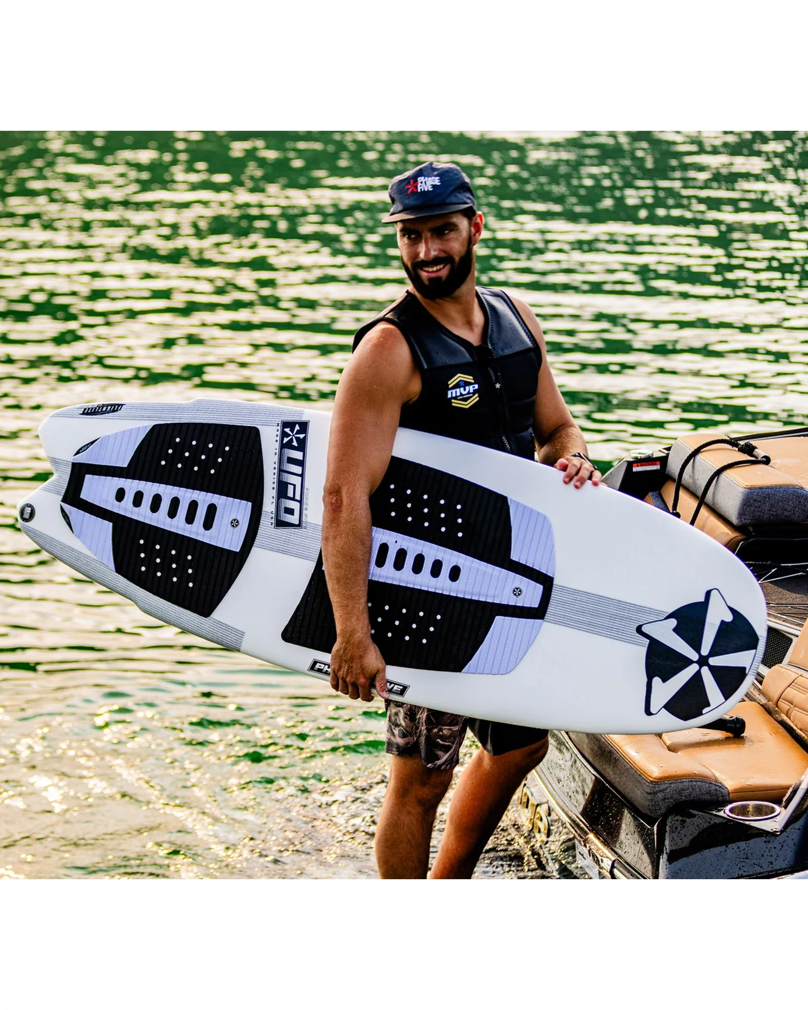 Tabla de wakesurf Phase Five UFO de 2027 pulgadas